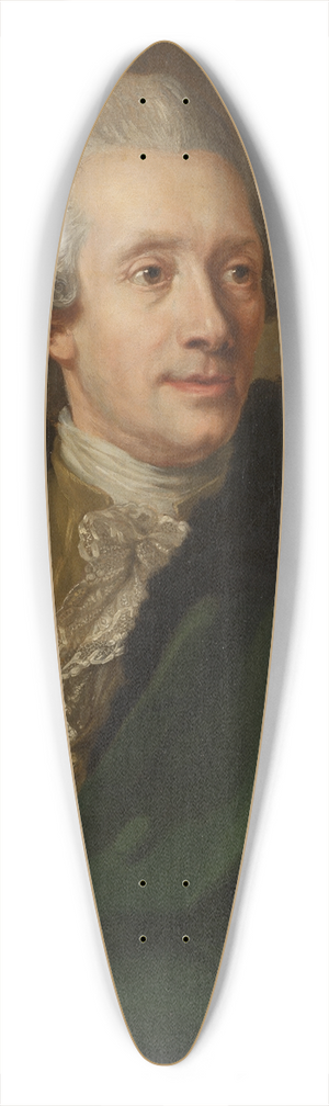 Carl Frederik von Breda - The Artists Father 39.3 inch art pintail longboard deck