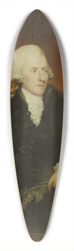 Carl Frederik von Breda - The English Physician William Withering 39.3 inch art pintail longboard deck