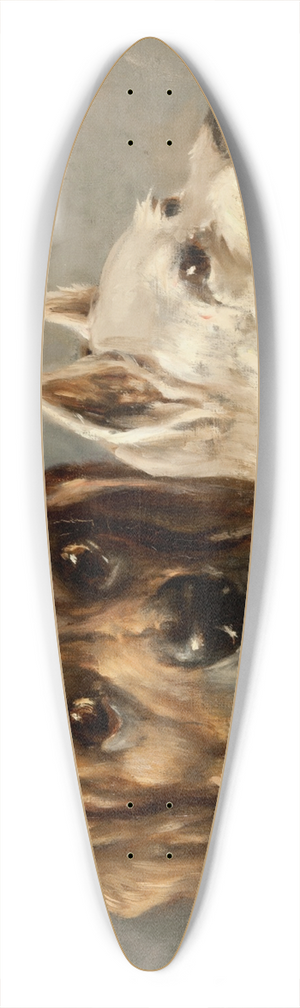 Carl Fredrik Kirboe - Dogs 39.3 inch art pintail longboard deck