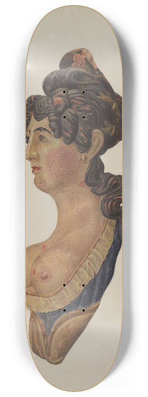 Betty Fuerst - Figurehead 8.25 inch art skate deck