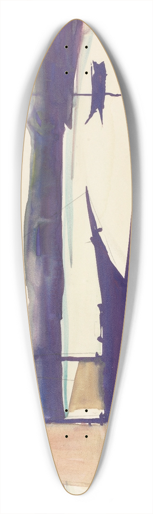 Carl Gaertner - The Harbor 39.3 inch art pintail longboard deck