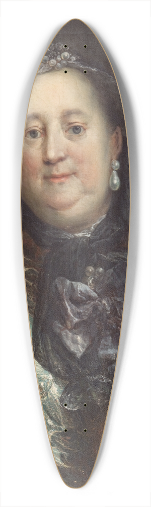 Carl Gustaf Pilo - Portrait of Duchess Antoinette Amalie of Braunschweig-Wolfenbttel 39.3 inch art pintail longboard deck