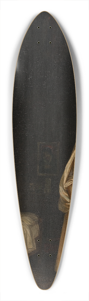 Carl Gustaf Plagemann - A Nun In Her Cell 39.3 inch art pintail longboard deck