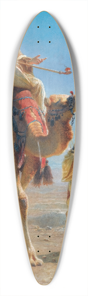 Carl Haag - The Sheikh And His Guide 39.3 inch art pintail longboard deck
