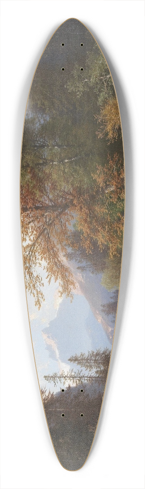 Carl Hasch - Gebirgsbach in der Ramsau 39.3 inch art pintail longboard deck
