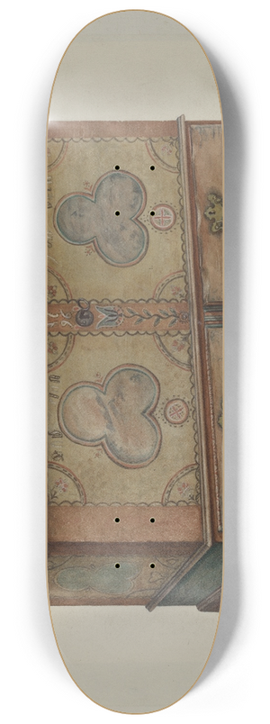 Betty Jean Davis - Pa. German Chest 8.25 inch art skate deck