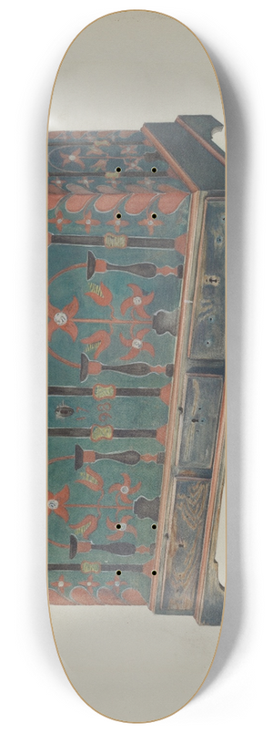 Betty Jean Davis - Pa. German Chest 8.25 inch art skate deck