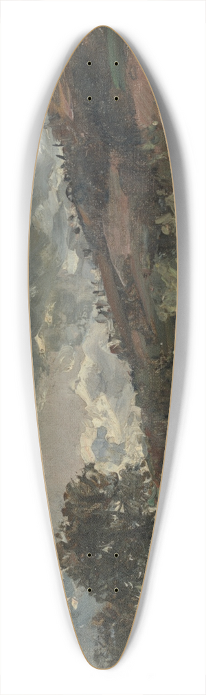 Carl Hoff - Landschaftsstudie 39.3 inch art pintail longboard deck
