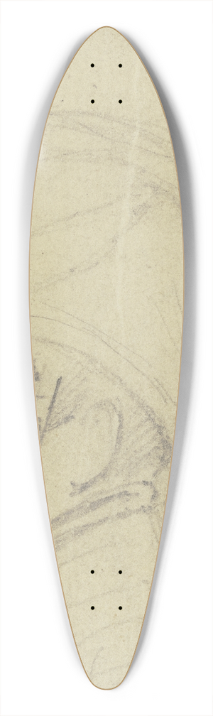 Carl Hoff - Leutnant Friesland, Brustbild mit Tschako nach links 39.3 inch art pintail longboard deck