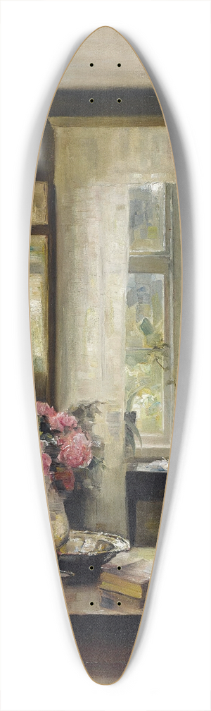 Carl Holse - Interior, Light Of Spring 39.3 inch art pintail longboard deck