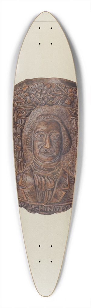 Carl Keksi - Pipe Bowl 39.3 inch art pintail longboard deck