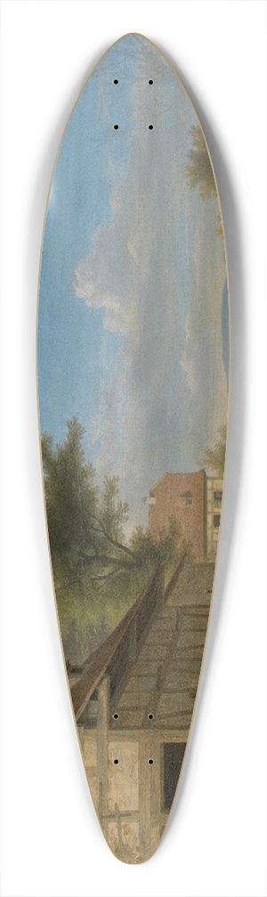 Carl Kuntz - Ausziehende Herde 39.3 inch art pintail longboard deck