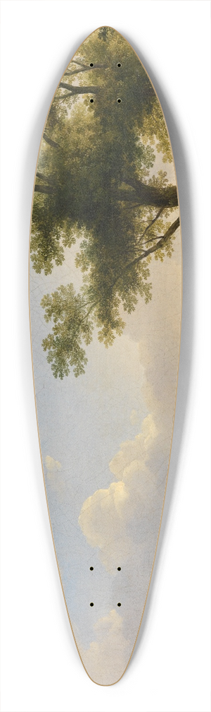 Carl Kuntz - Blick auf Karlsruhe von Sden 39.3 inch art pintail longboard deck Carl Kuntz - Blick auf Karlsruhe von Sden 39.3 inch art pintail longboard deck