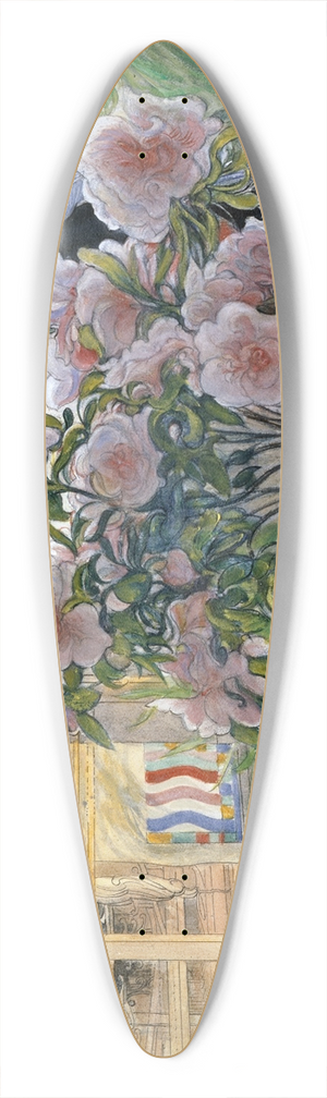 Carl Larsson - Azalea 39.3 inch art pintail longboard deck Carl Larsson - Azalea 39.3 inch art pintail longboard deck