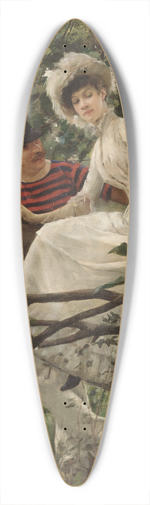 Carl Larsson - Idyll 39.3 inch art pintail longboard deck