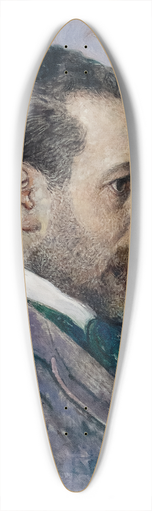 Carl Larsson - Portrait of Oscar Levertin 39.3 inch art pintail longboard deck Carl Larsson - Portrait of Oscar Levertin 39.3 inch art pintail longboard deck