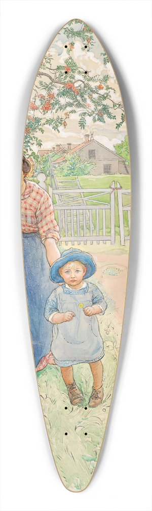 Carl Larsson - Say Hello tothe Gentleman! 39.3 inch art pintail longboard deck