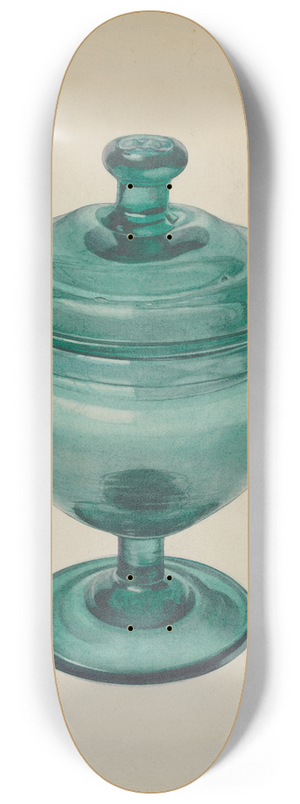 Beverly Chichester - Covered Compote 8.25 inch art skate deck