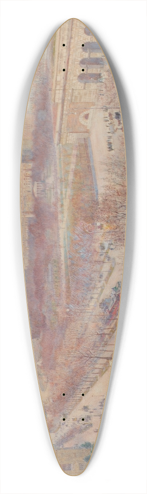 Carl Mller - Die Ringstrae in Wien 39.3 inch art pintail longboard deck