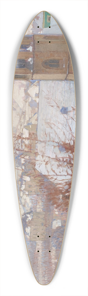 Carl Moll - Heiligenstadt im Schnee 39.3 inch art pintail longboard deck