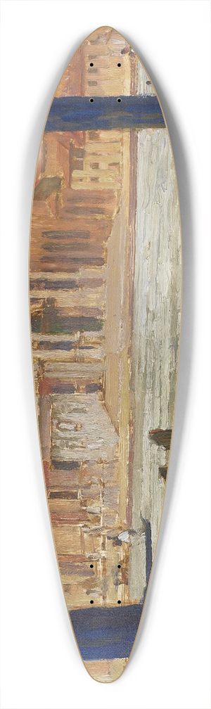 Carl Moll - Santa Maria Della Salute Viewed from Across the Grand Canal 39.3 inch art pintail longboard deck