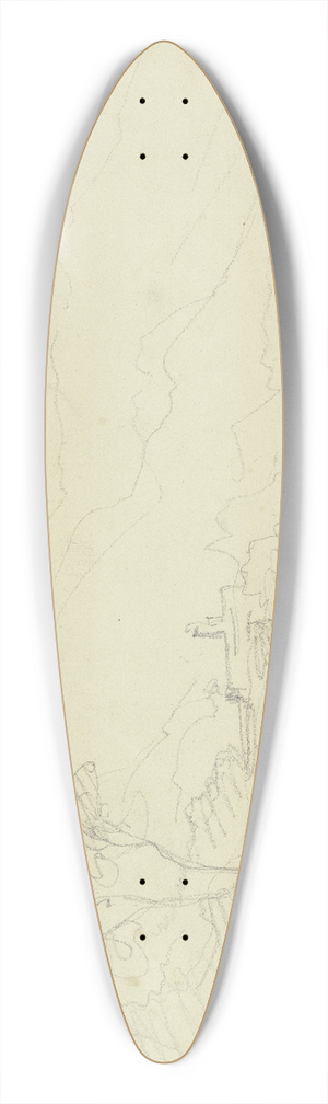 Carl Morgenstern - Saint-Guilhem-le-Dsert 39.3 inch art pintail longboard deck