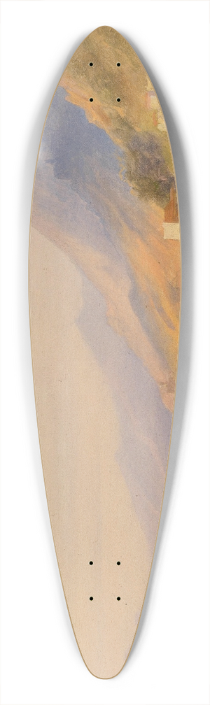 Carl Morgenstern - Sdliche Kstenlandschaft 39.3 inch art pintail longboard deck