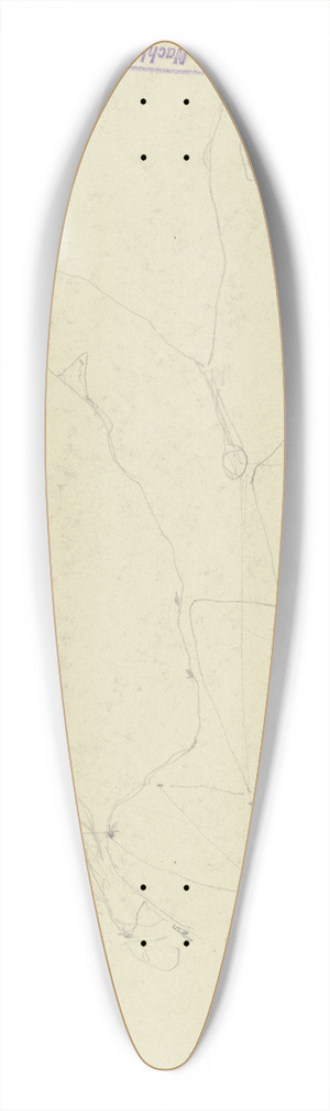 Carl Morgenstern - Via Mala 39.3 inch art pintail longboard deck