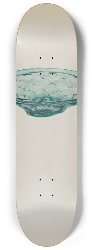 Beverly Chichester - Low Glass Dish 8.25 inch art skate deck