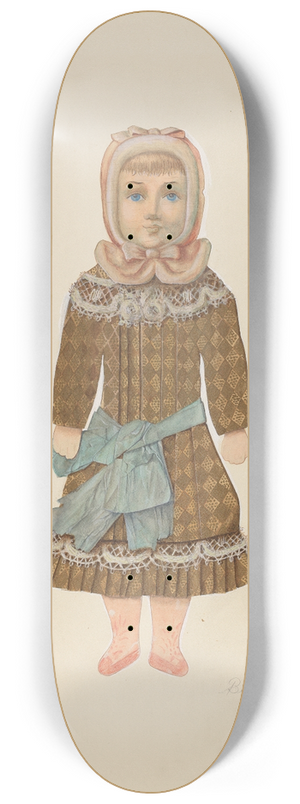 Beverly Chichester - Paper Doll 8.25 inch art skate deck