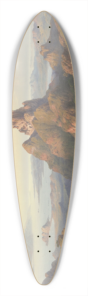 Carlo Bossoli - Balaklava 39.3 inch art pintail longboard deck