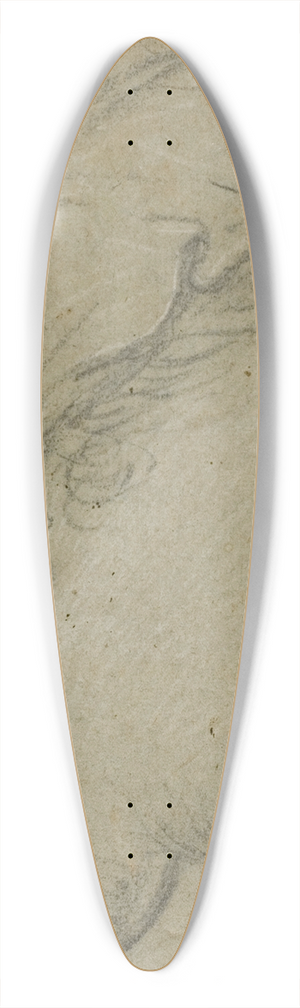 Carlo Cignani - Female Head in Profile to Right 39.3 inch art pintail longboard deck Carlo Cignani - Female Head in Profile to Right 39.3 inch art pintail longboard deck