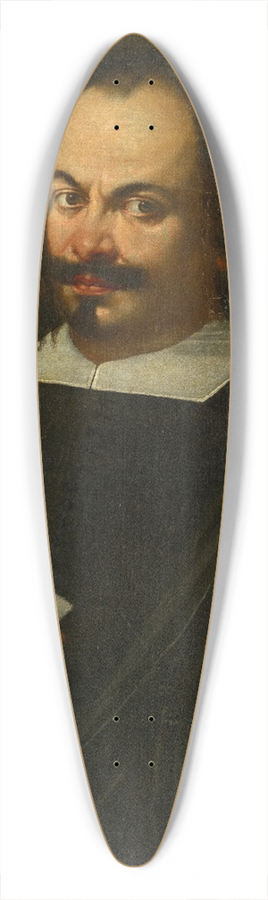 Carlo Cignani - Self-Portrait 39.3 inch art pintail longboard deck Carlo Cignani - Self-Portrait 39.3 inch art pintail longboard deck