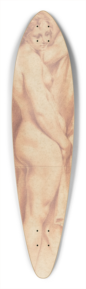 Carlo Cignani - Standing Nude Female Figure 39.3 inch art pintail longboard deck Carlo Cignani - Standing Nude Female Figure 39.3 inch art pintail longboard deck