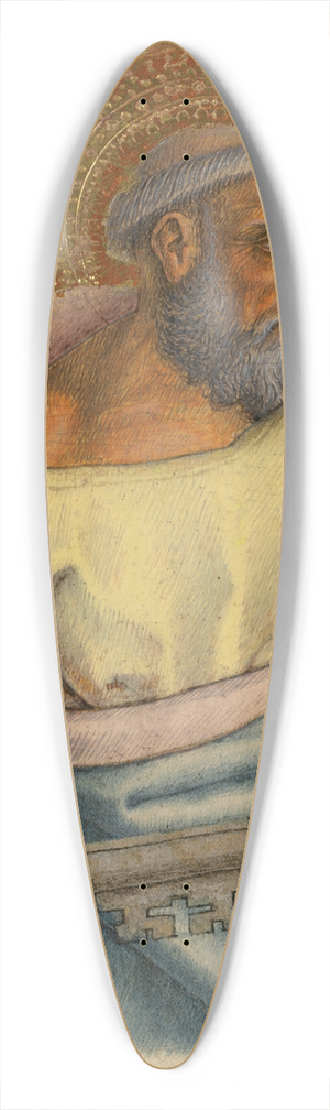 Carlo Crivelli - SaintPeter 39.3 inch art pintail longboard deck Carlo Crivelli - SaintPeter 39.3 inch art pintail longboard deck
