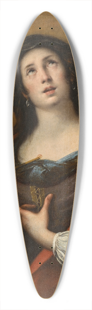Carlo Francesco Nuvolone - SaintUrsula 39.3 inch art pintail longboard deck