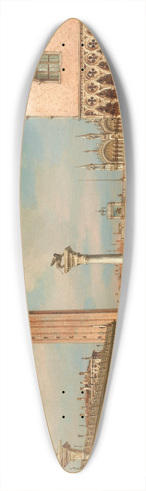 Carlo Grubacs - Piazza San Marco, Venice 39.3 inch art pintail longboard deck