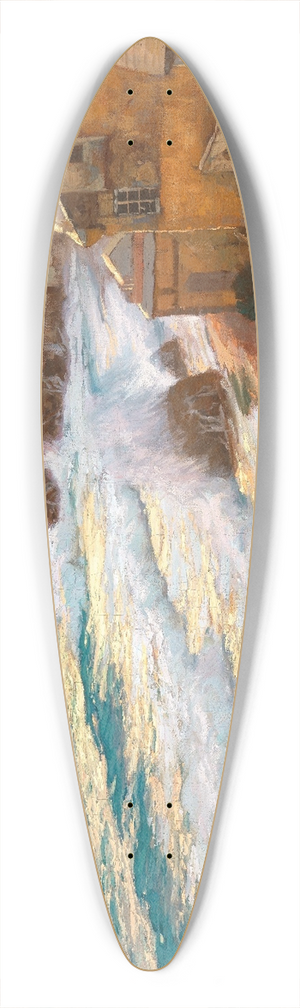 Carl O'Lynch of Town - A Southern Coas 39.3 inch art pintail longboard deck