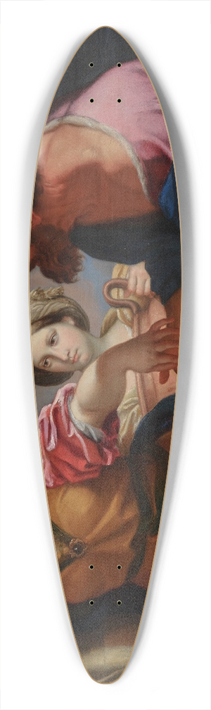 Carlo Maratti - Rebecca And Eliezer At The Well 39.3 inch art pintail longboard deck