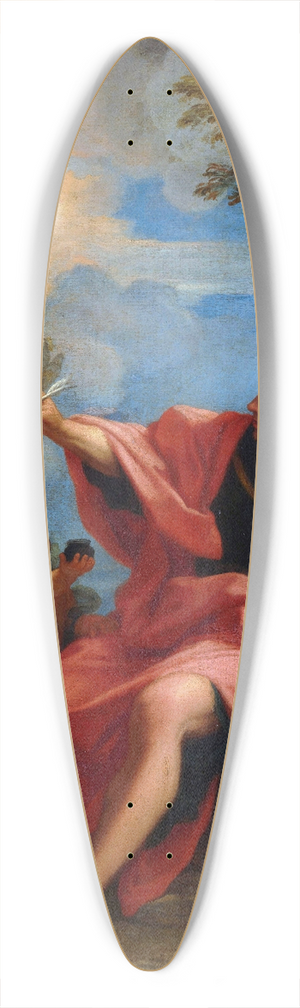 Carlo Maratti - Saint John the Evangelist on Patmos 39.3 inch art pintail longboard deck Carlo Maratti - Saint John the Evangelist on Patmos 39.3 inch art pintail longboard deck