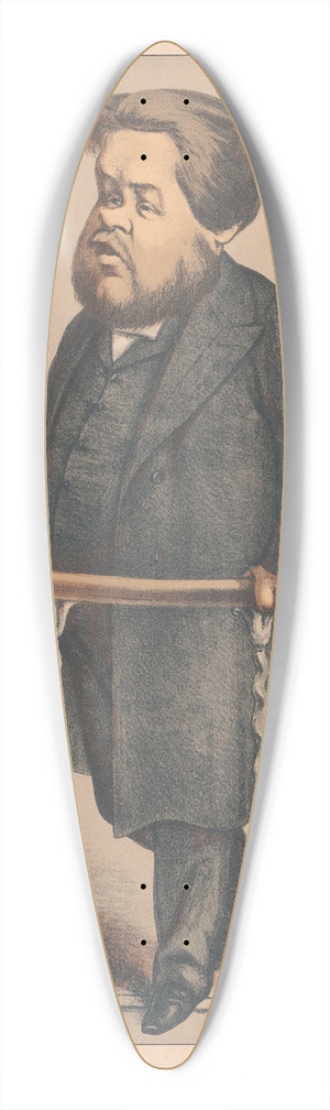 Carlo Pellegrini - Clergy. No one has suceeded like him in sketching the comic side of repentance and regeneration. Charles Spurgeon. 10 December 1870 39.3 inch art pintail longboard deck