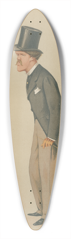 Carlo Pellegrini - Literary; Chesterfield Letters, The Earl of Desart, January 31, 1874 39.3 inch art pintail longboard deck