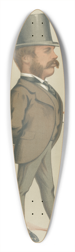 Carlo Pellegrini - Politicians  a whipper. Mr. William Hart Dyke. September 4, 1875 39.3 inch art pintail longboard deck