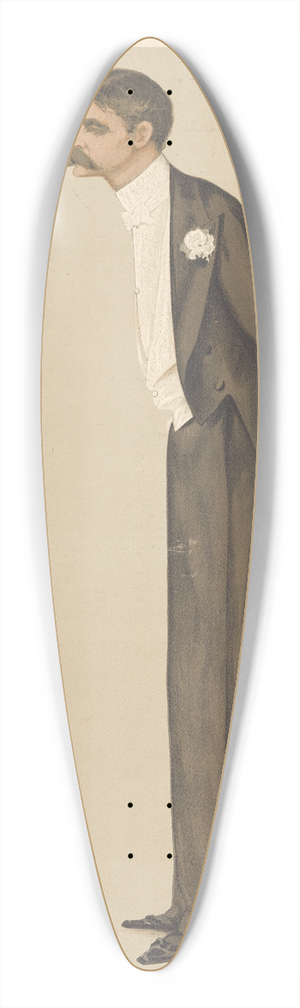 Carlo Pellegrini - Politicians  Lord Salisburys Manners. Mr. Henry John Brinsley Manners. 13 August 1887 39.3 inch art pintail longboard deck