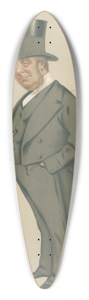 Carlo Pellegrini - Politicians  The Lord Dictator. Lord Redesdale. 27 February 1875 39.3 inch art pintail longboard deck