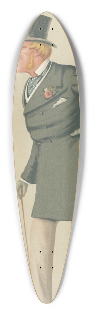Carlo Pellegrini - Turf Devotees; A Turf Reformer, Mr. Henry Chaplin, December 5, 1874 39.3 inch art pintail longboard deck
