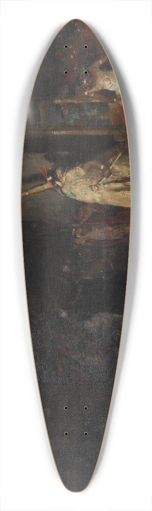 Carlos Baca-Flor - The ransom of Atahualpa 39.3 inch art pintail longboard deck