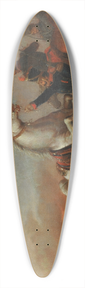 Carlos Morel - Carga de caballera 39.3 inch art pintail longboard deck