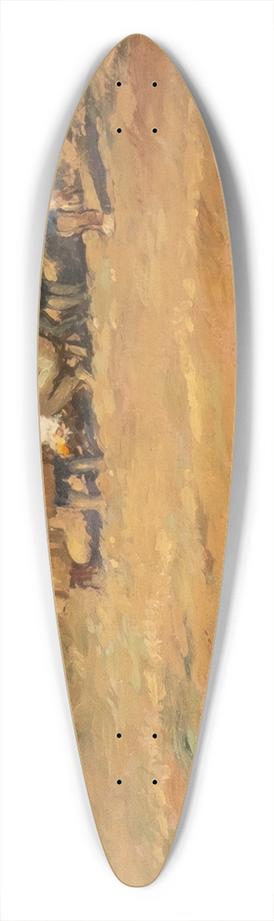 Carl Plckebaum - After the rabbit hunt 39.3 inch art pintail longboard deck