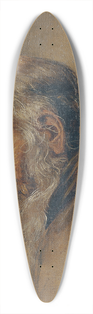 Carl Rahl - Studie eines Greises 39.3 inch art pintail longboard deck